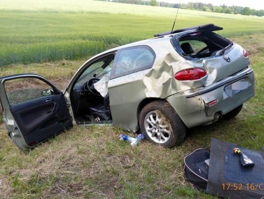 Wypadek na trasie Okonek-Lotyń