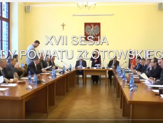XVII Sesja Rady Powiatu Złotowskiego 27.01.2016