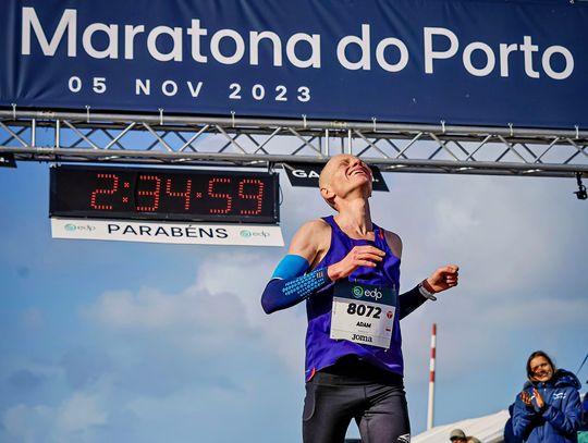 Złotowianin na maratonie w portugalskim Porto