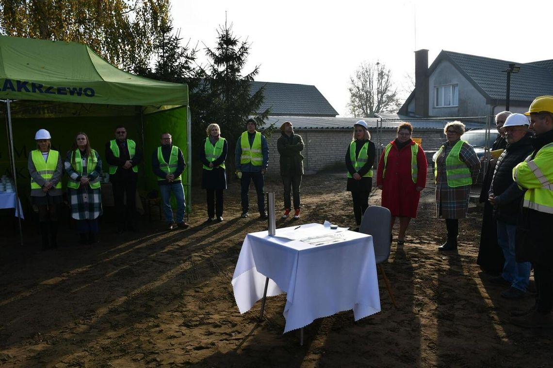 Akt erekcyjny budowy żłobka w Zakrzewie