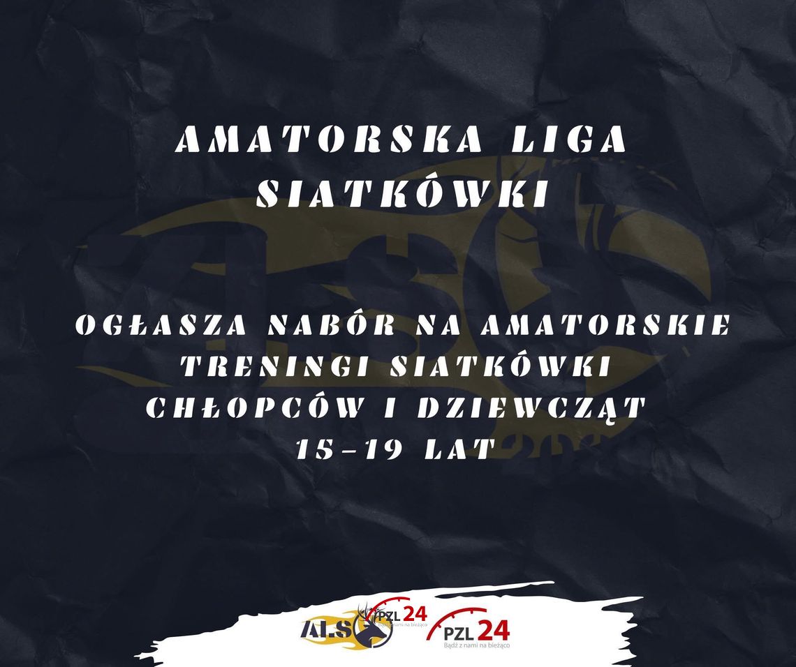 Amatorskie treningi siatkówki w Złotowie. Zaproszenie dla młodzieży