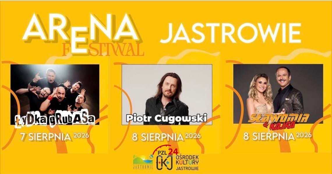 Arena Festiwal 2026 w Jastrowiu. Trzy dni koncertów, sportu i rodzinnej zabawy