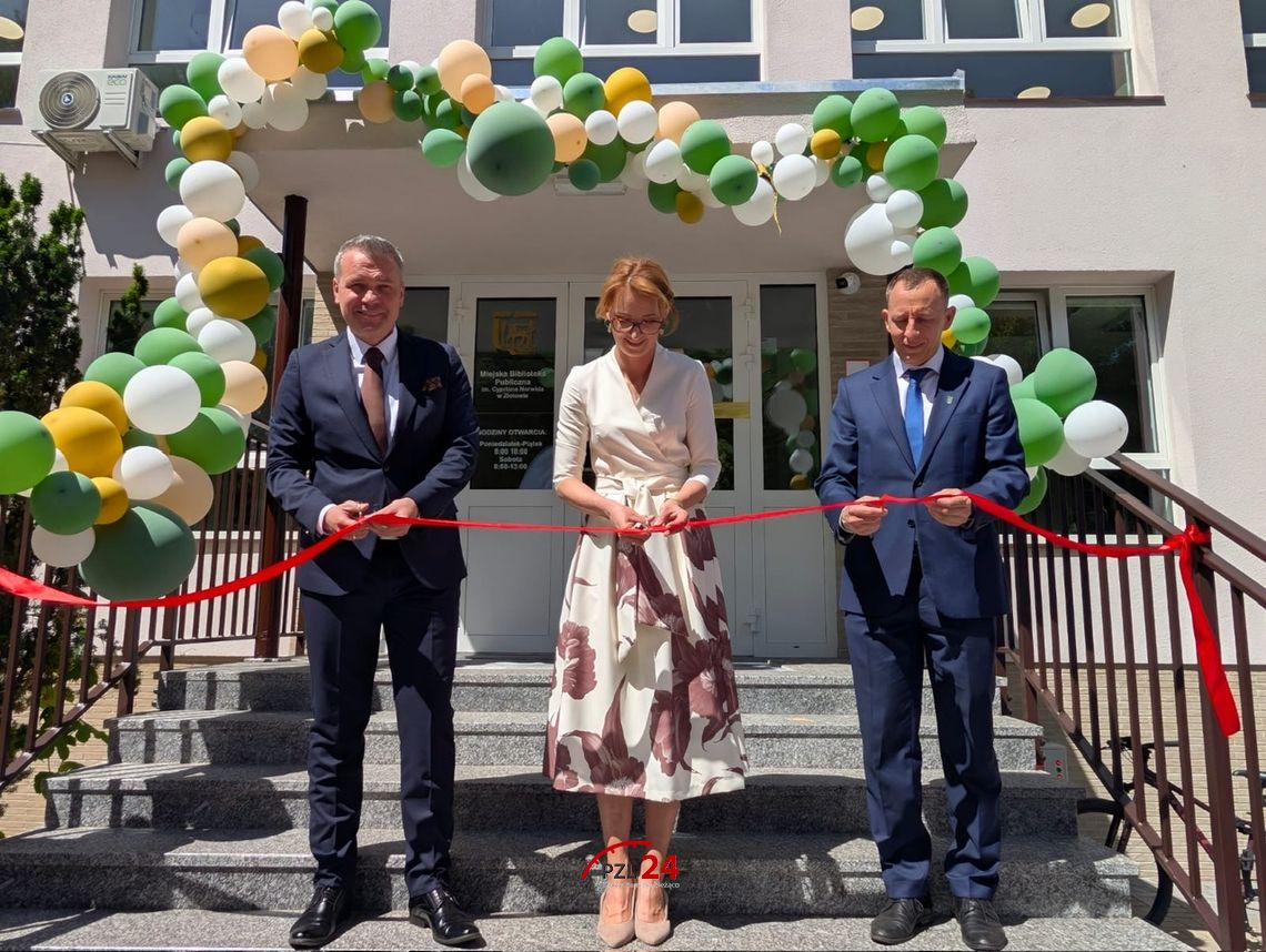 Biblioteka w Złotowie ponownie otwarta. Nowoczesne wnętrza już czekają na czytelników Biblioteka w Złotowie ponownie otwarta. Nowoczesne wnętrza już czekają na czytelników