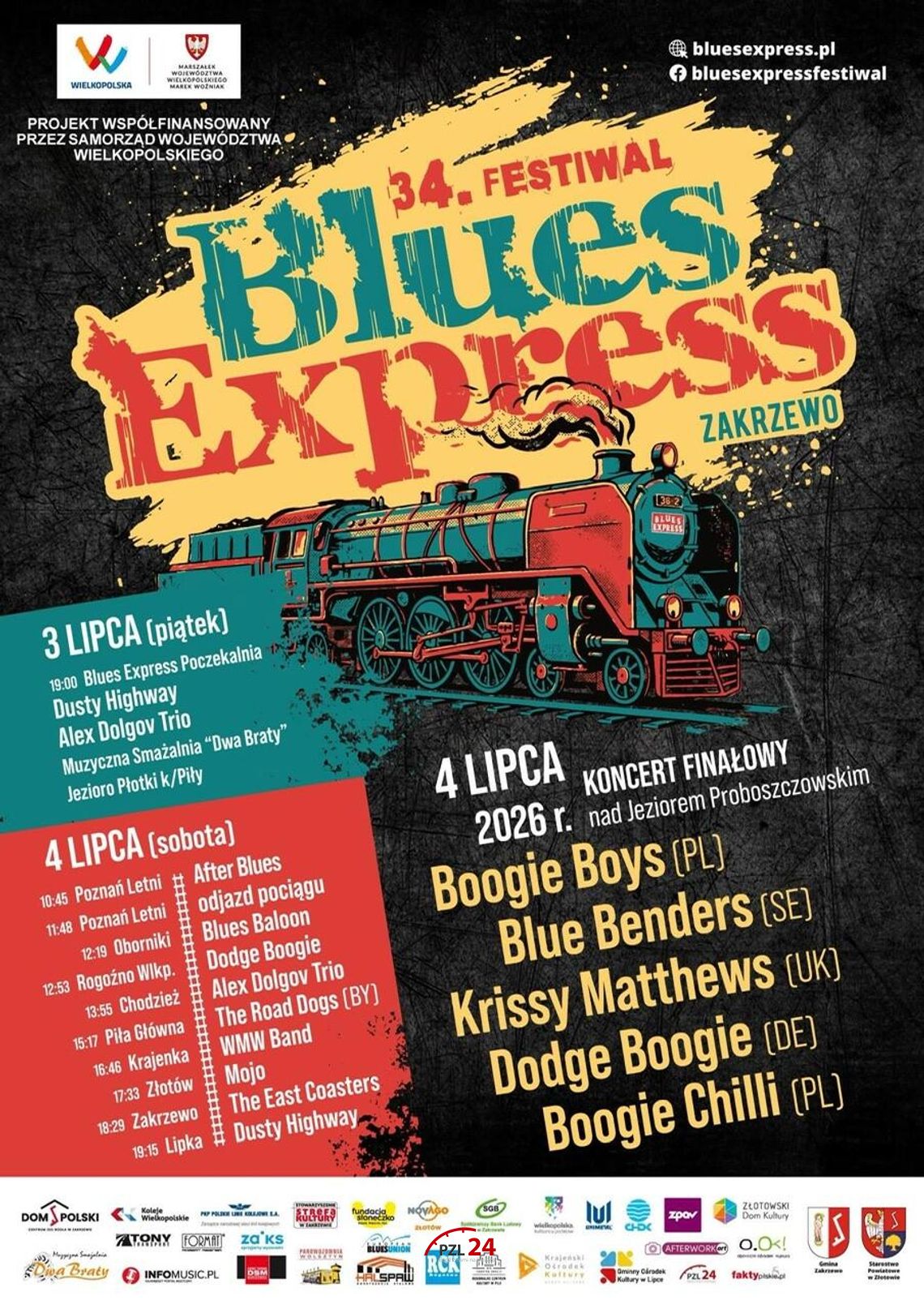 Blues Express 2026 – ruszyła sprzedaż biletów na wyjątkową muzyczną podróż Blues Express 2026 – ruszyła sprzedaż biletów na wyjątkową muzyczną podróż