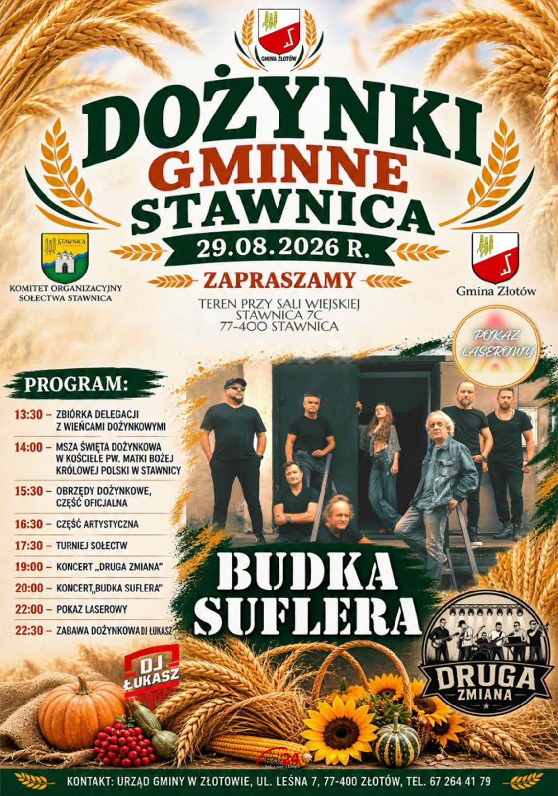 Budka Suflera gwiazdą Dożynek Gminnych w Stawnicy