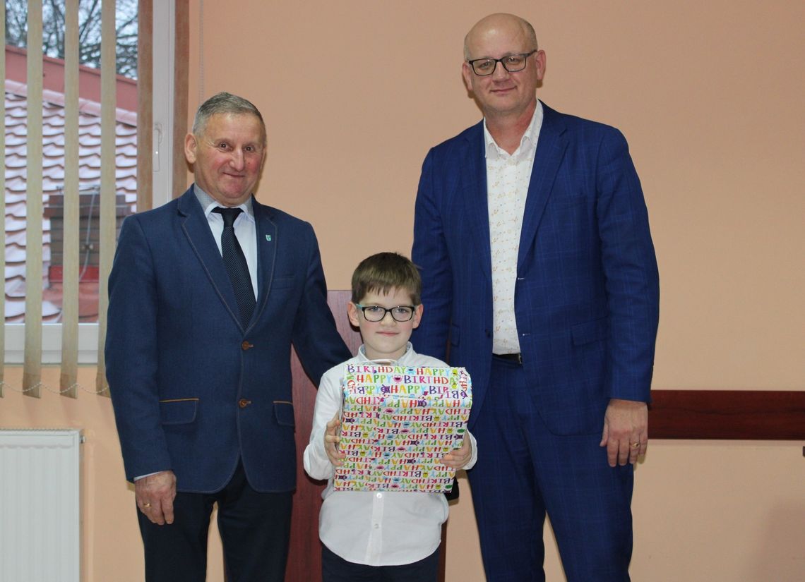 Burmistrz Jastrowia nagrodził 7-letniego Jasia