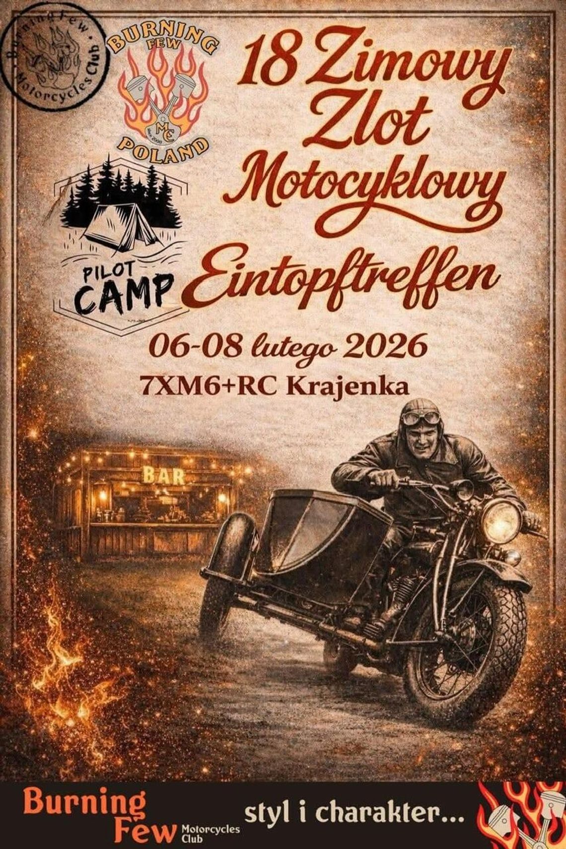 Burning Few MC wjeżdża w nowy rok z hukiem Pełnoletni Eintopftreffen coraz bliżej Burning Few MC wjeżdża w nowy rok z hukiem Pełnoletni Eintopftreffen coraz bliżej