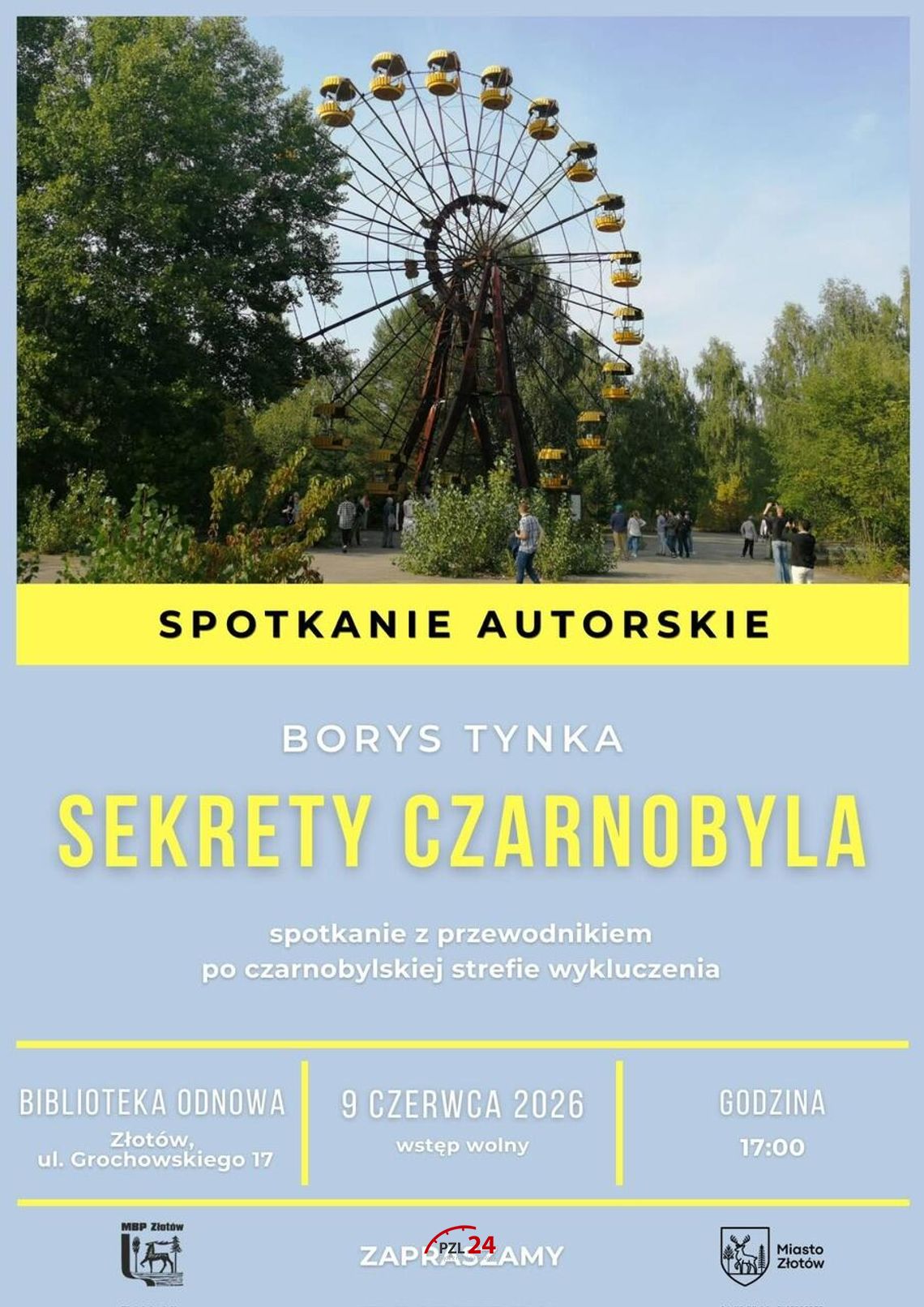 Czarnobyl bez tajemnic. Spotkanie autorskie w złotowskiej bibliotece