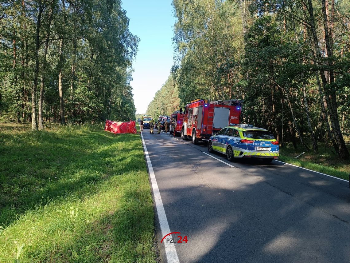 Cztery osoby poszkodowane w wypadku na DW 188. Droga między Żeleźnicą a Krajenką zablokowana Cztery osoby poszkodowane w wypadku na DW 188. Droga między Żeleźnicą a Krajenką zablokowana