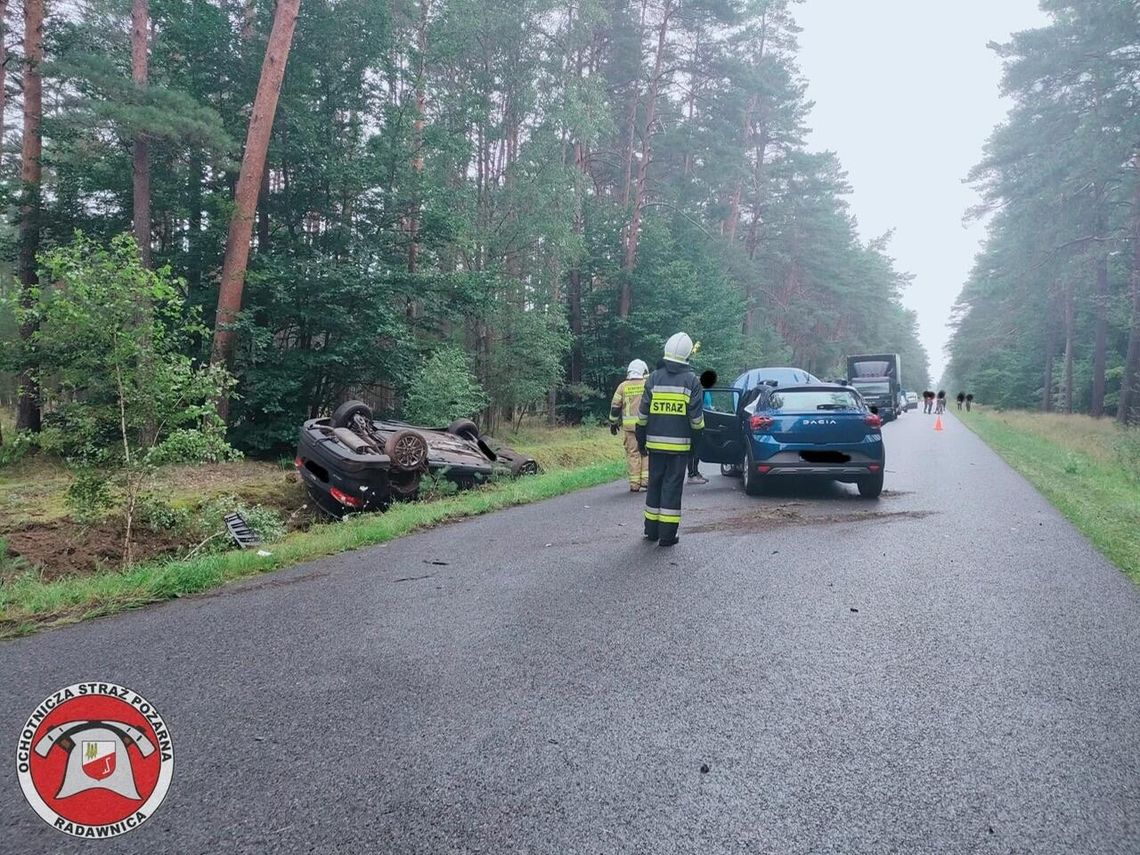 Cztery osoby ranne w wypadku na trasie Radawnica–Lędyczek