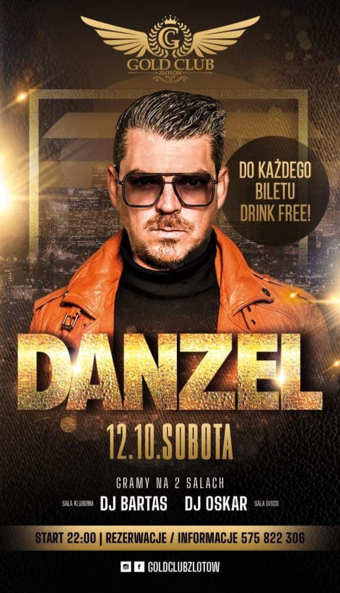 Danzel wystąpi w Gold Club Złotów