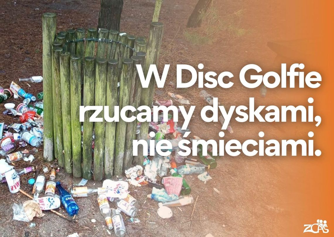 Dość aktów wandalizmu w złotowskim Disc Golf Parku