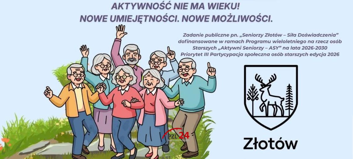 Doświadczenie ma siłę! Złotów zaprasza seniorów do aktywności