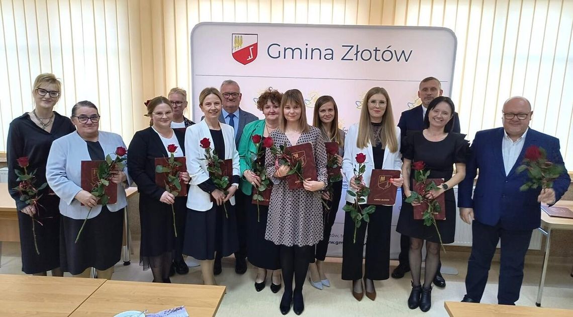 Dzień Edukacji Narodowej w Gminie Złotów – podziękowania i wyróżnienia dla nauczycieli i dyrektorów