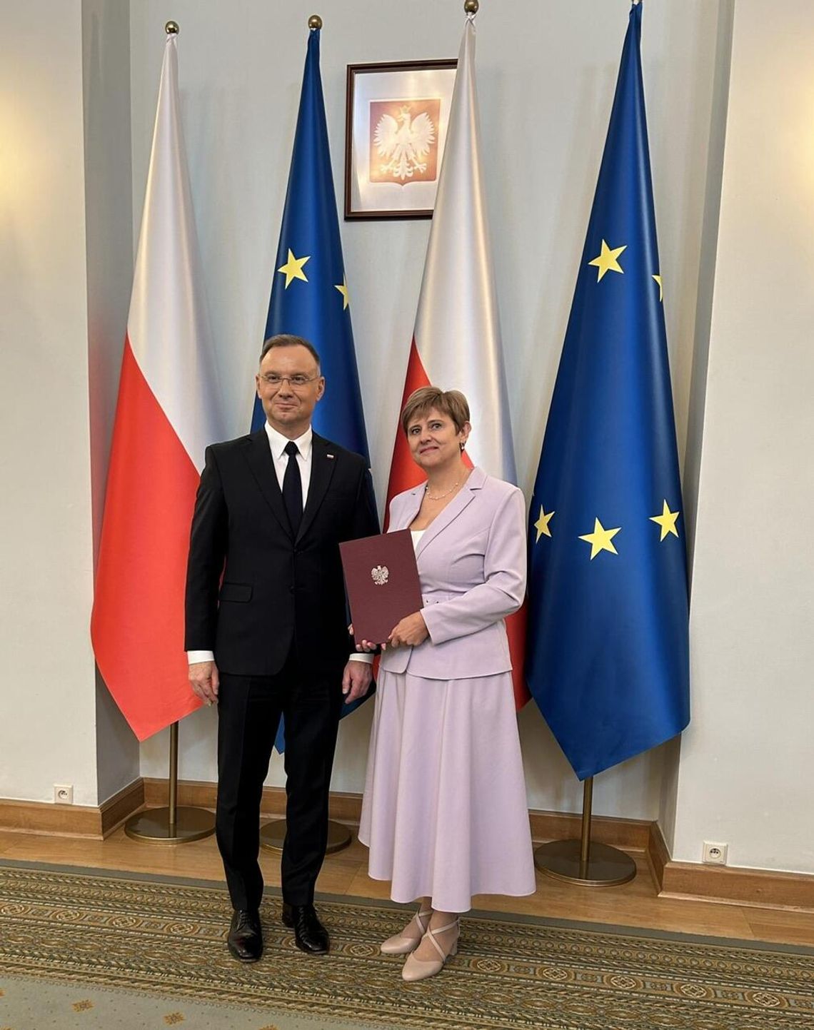 Gratulacje dla Pani Profesor Heleny Krasowskiej