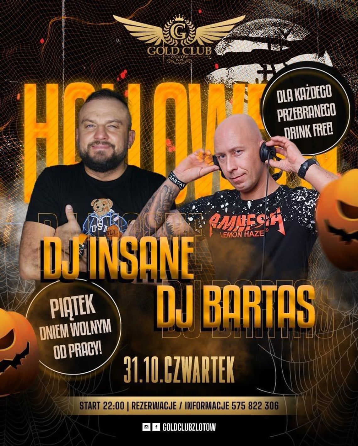 Halloween w Gold Club Złotów