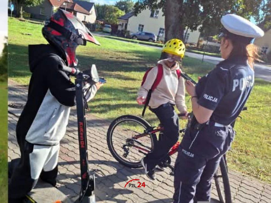 Hulajnogi elektryczne na celowniku złotowskiej policji Hulajnogi elektryczne na celowniku złotowskiej policji
