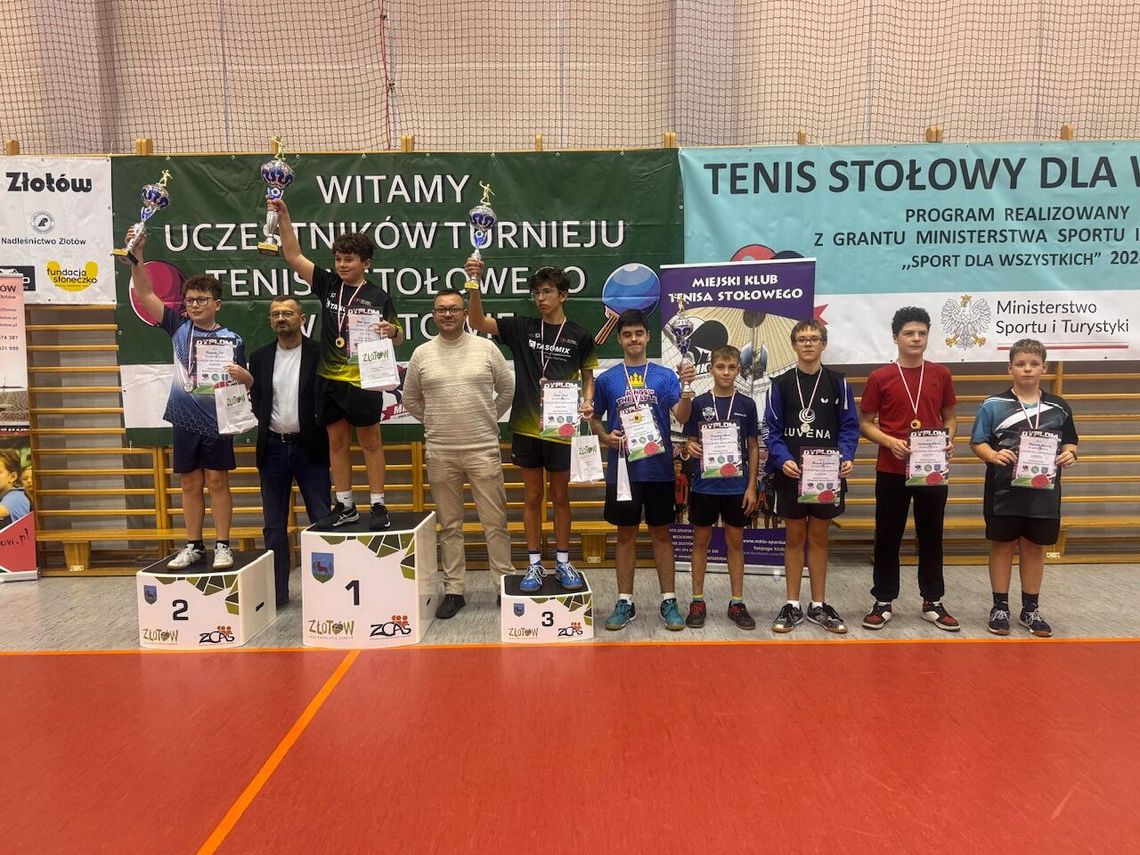 II Grand Prix Wielkopolski Kadetów i Kadetek w Tenisie Stołowym w Złotowie