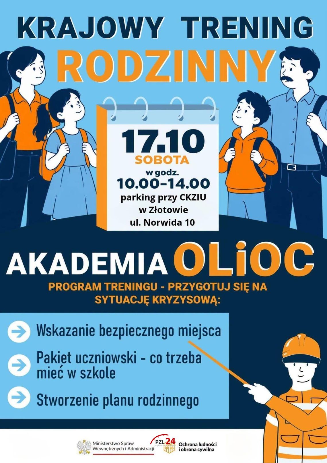 Jak przygotować rodzinę na sytuację kryzysową? W sobotę trening bezpieczeństwa w Złotowie Jak przygotować rodzinę na sytuację kryzysową? W sobotę trening bezpieczeństwa w Złotowie