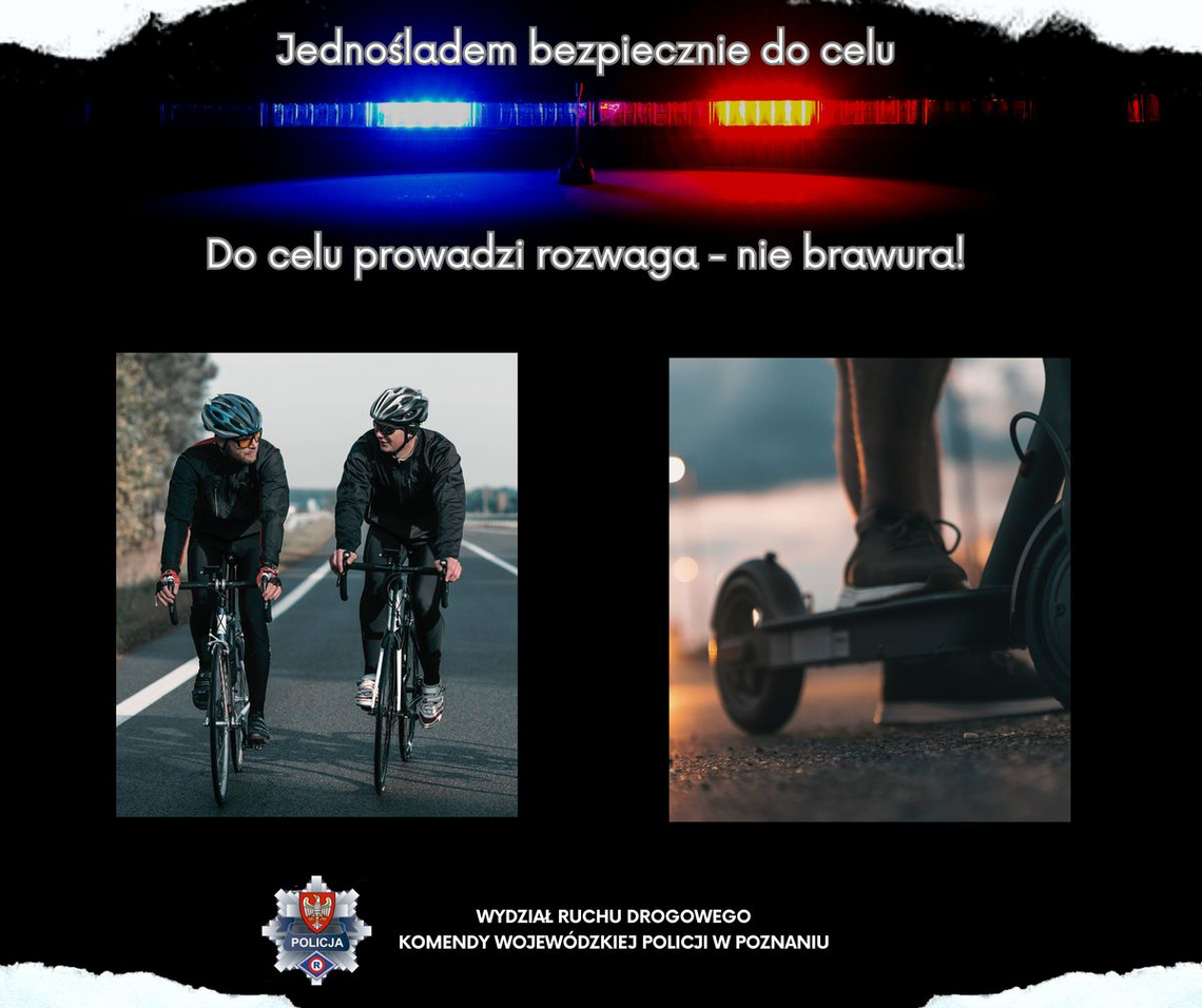 „Jednośladem bezpiecznie do celu” – wielkopolska Policja w akcj