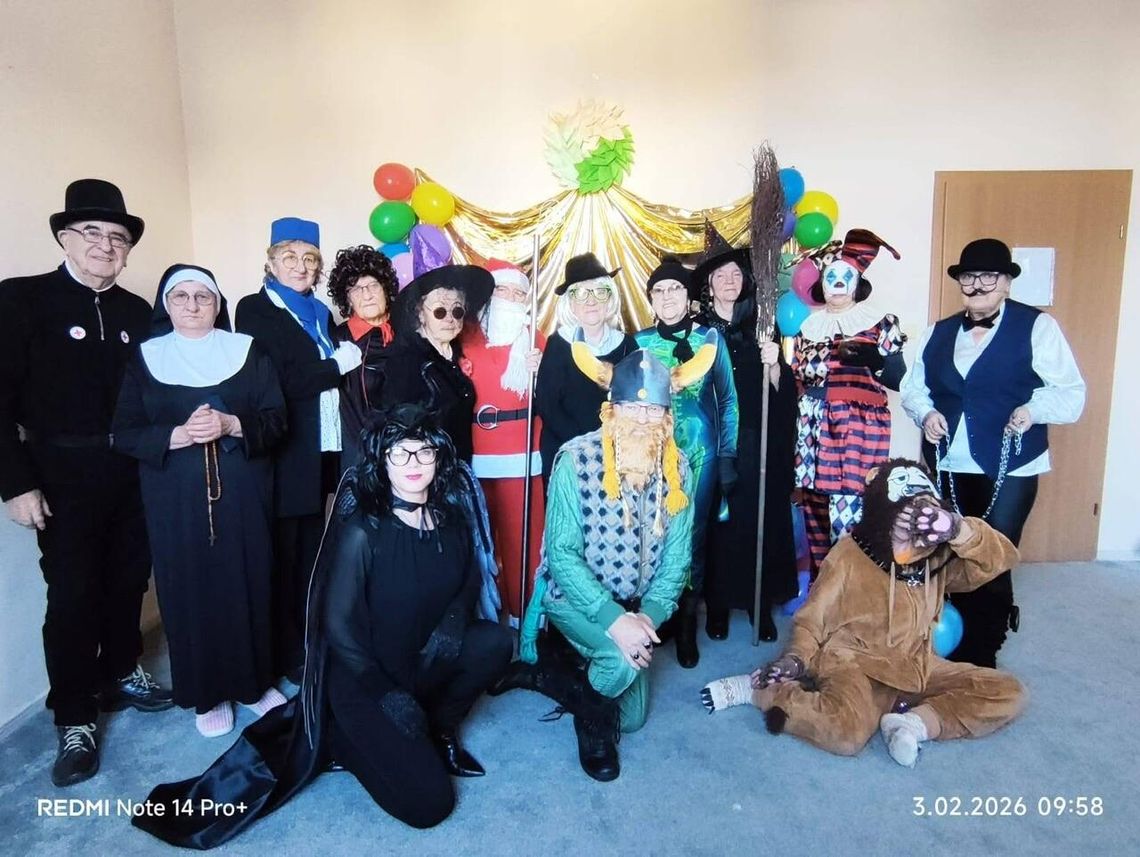 Karnawał pełen fantazji w Klubie Seniora „Kreatywni” w Złotowie