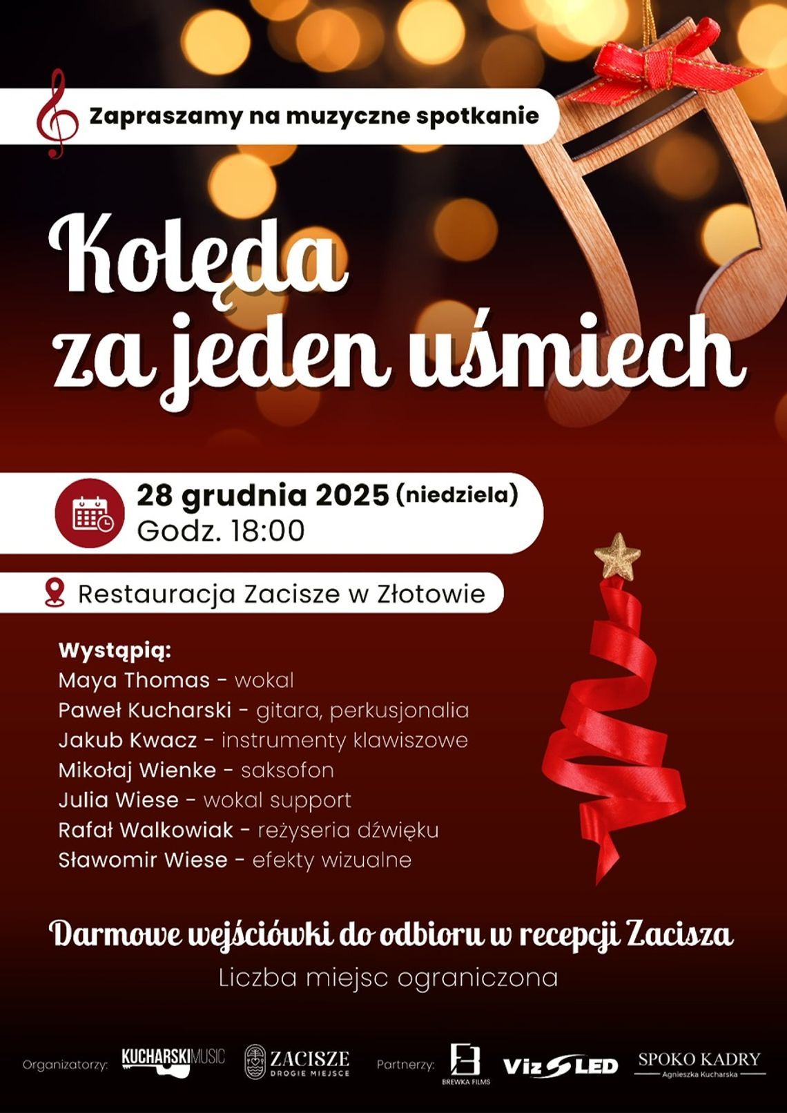 „Kolęda za jeden uśmiech” – muzyczne spotkanie w świątecznej atmosferze w Złotowie „Kolęda za jeden uśmiech” – muzyczne spotkanie w świątecznej atmosferze w Złotowie