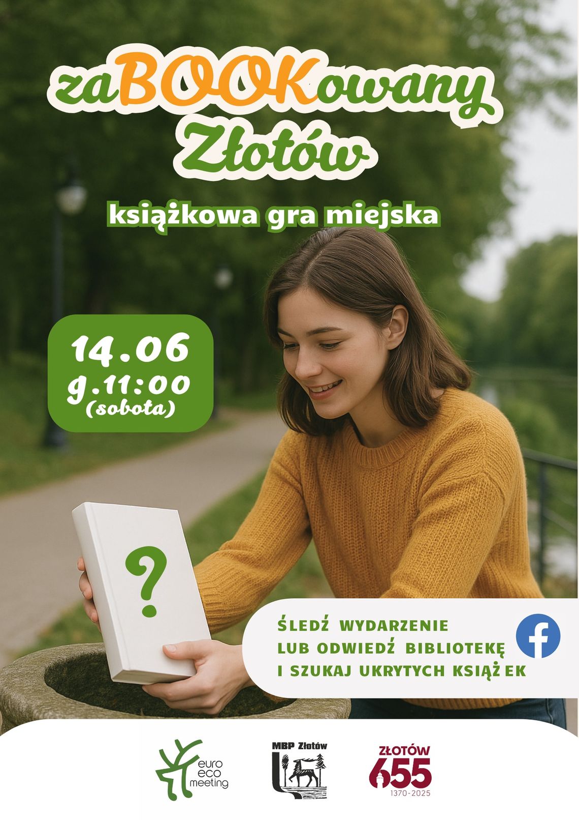 Kolejna edycja gry miejskiej „Zabookowany Złotów” zbliża się wielkimi krokami