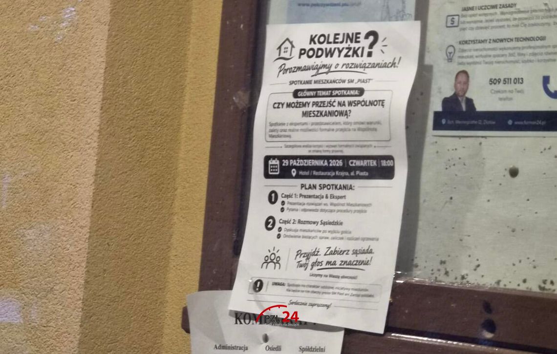 Kolejne podwyżki czy zmiana zasad? Mieszkańcy SM „Piast” organizują spotkanie Kolejne podwyżki czy zmiana zasad? Mieszkańcy SM „Piast” organizują spotkanie