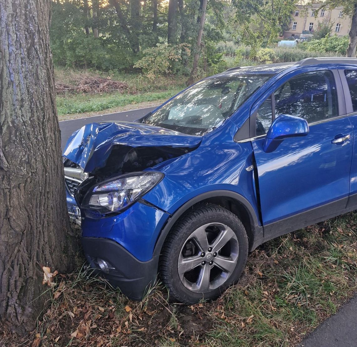 Kolizja drogowa w miejscowości Nowy Dwór