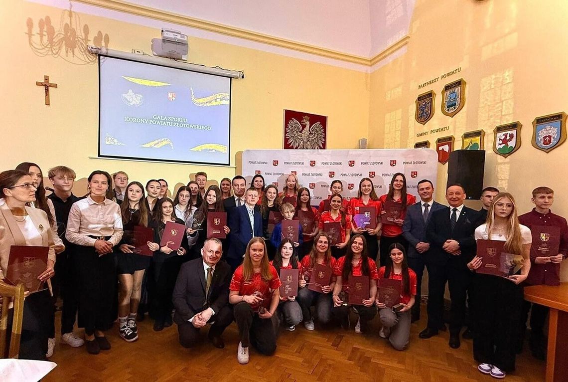 Korony Powiatu Złotowskiego rozdane. Uhonorowano najlepszych sportowców