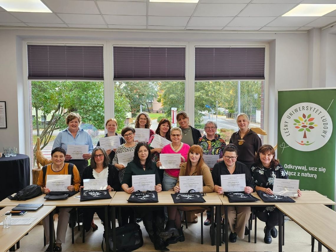 Kurs „Las Korzyści Ekologiczno-Obywtelskich” w Uniwersytecie Ludowym w Radawnicy