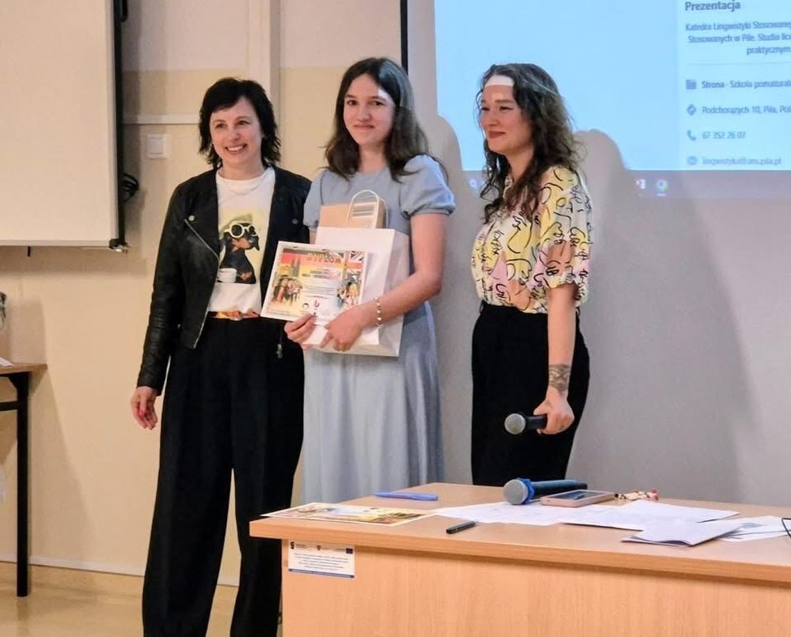 Matylda Grzesiak bezkonkurencyjna. Sukces I LO Złotów na konkursie w Pile Matylda Grzesiak bezkonkurencyjna. Sukces I LO Złotów na konkursie w Pile