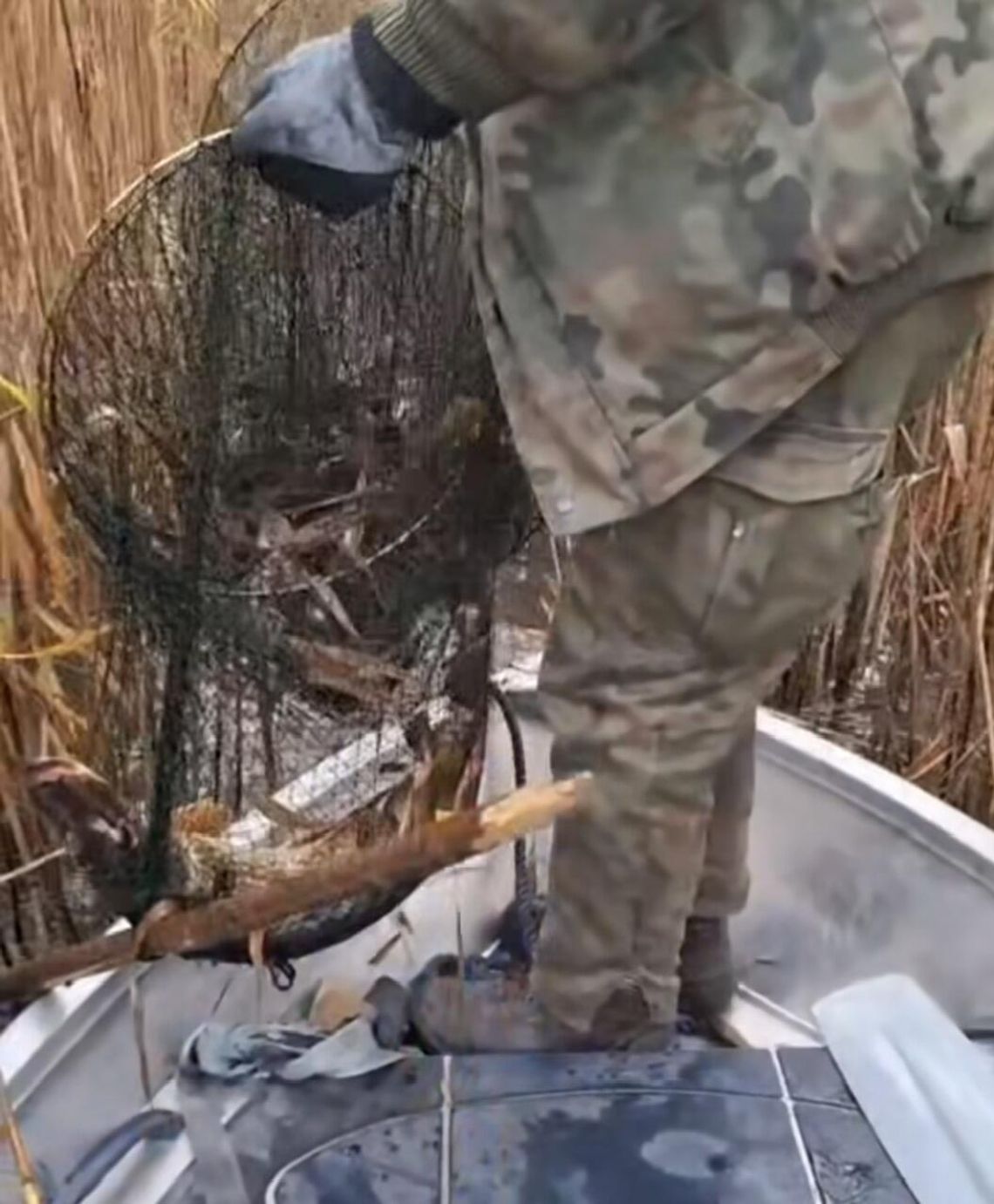 Nielegalne narzędzia kłusowników ujawnione na jeziorach gminy Złotów