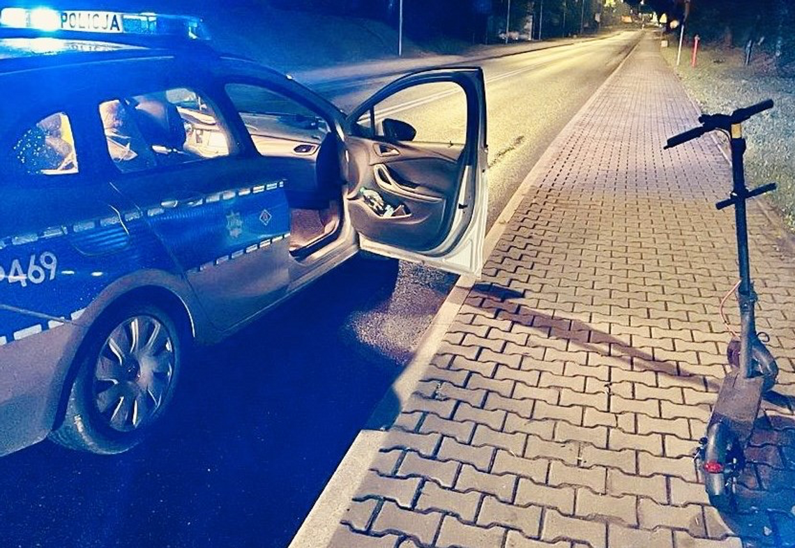 Nietrzeźwi na hulajnogach zatrzymani w Złotowie