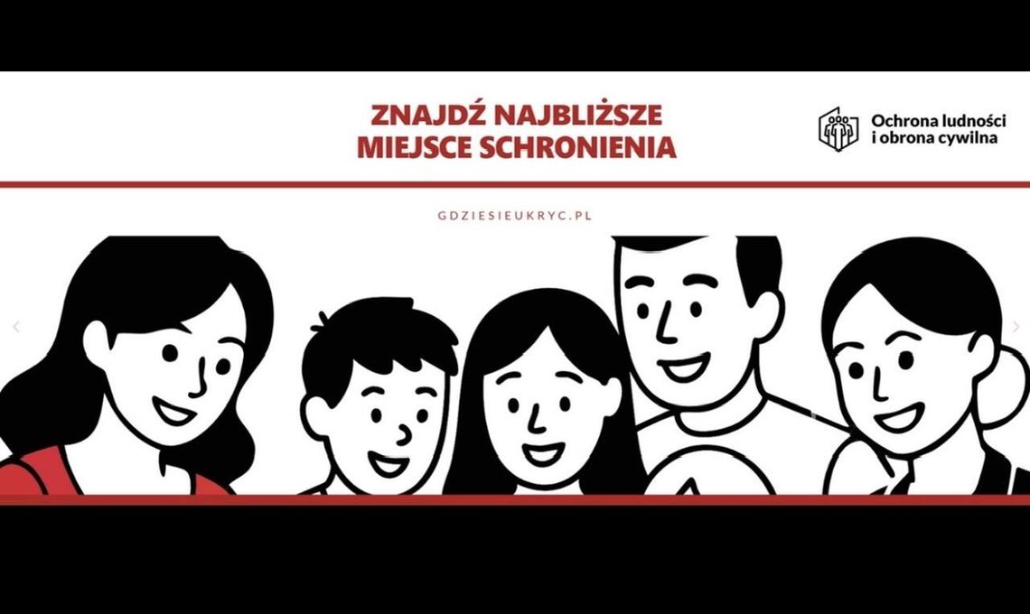 Nowa aplikacja "Gdzie się ukryć" - punkty schronienia