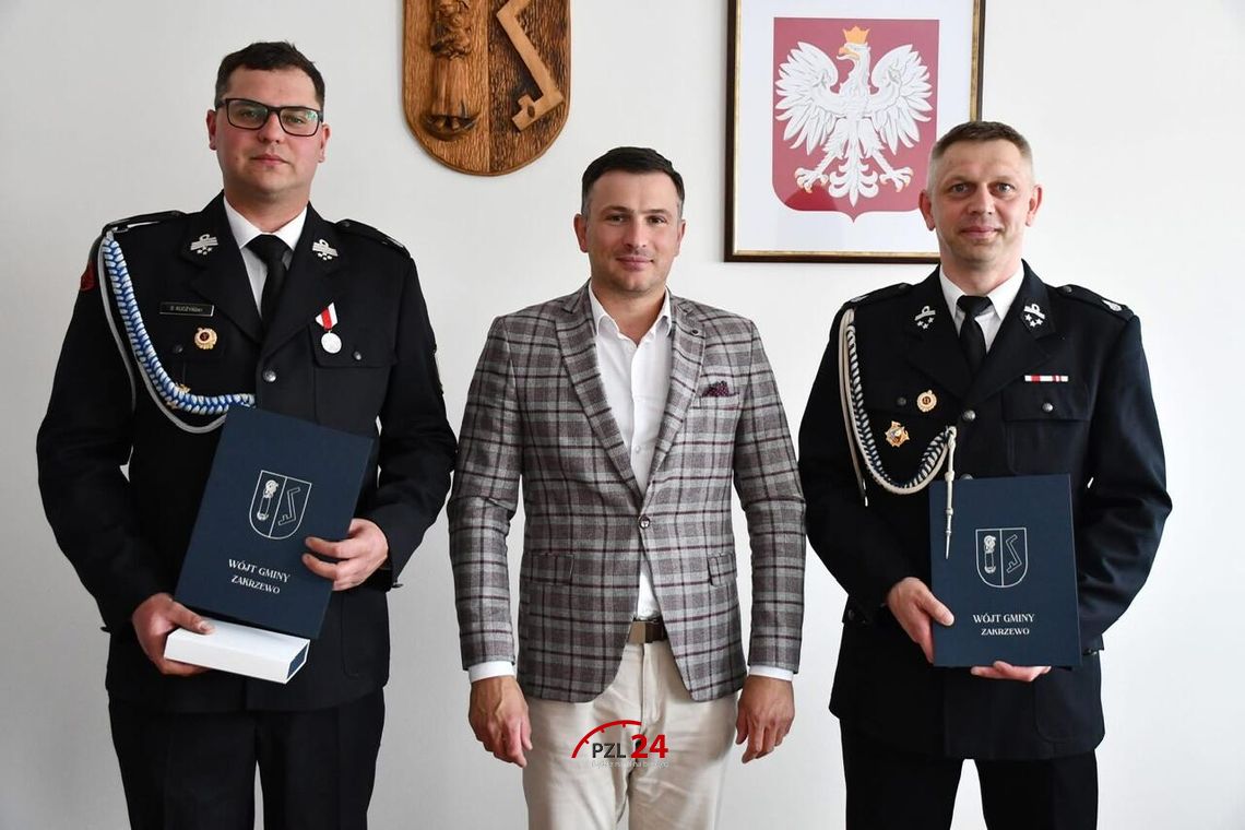 Nowe kierownictwo ochrony przeciwpożarowej w gminie. Spotkanie w Urzędzie Gminy Zakrzewo