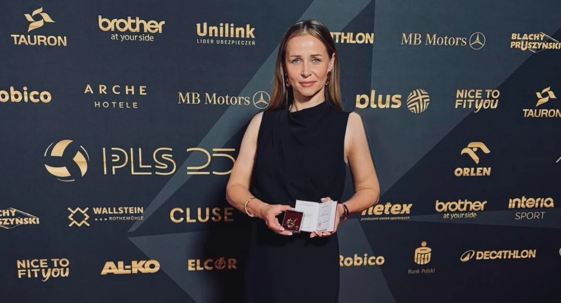 Paulina Maj-Erwardt ze Złotą Odznaką za zasługi dla sportu