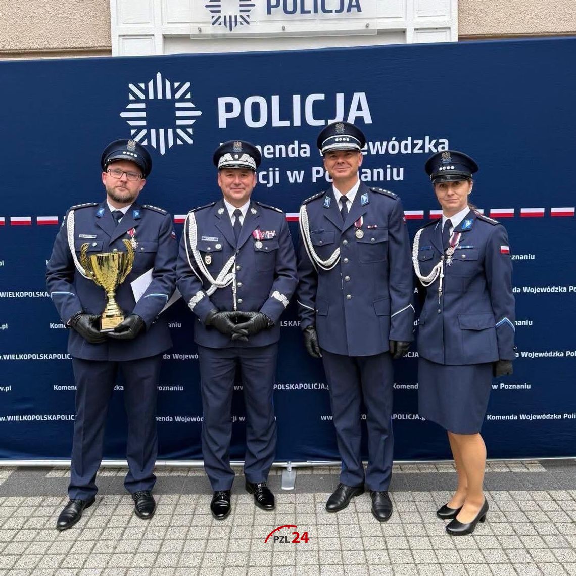 Policjanci ze Złotowa wyróżnieni podczas wojewódzkich obchodów Święta Policji
