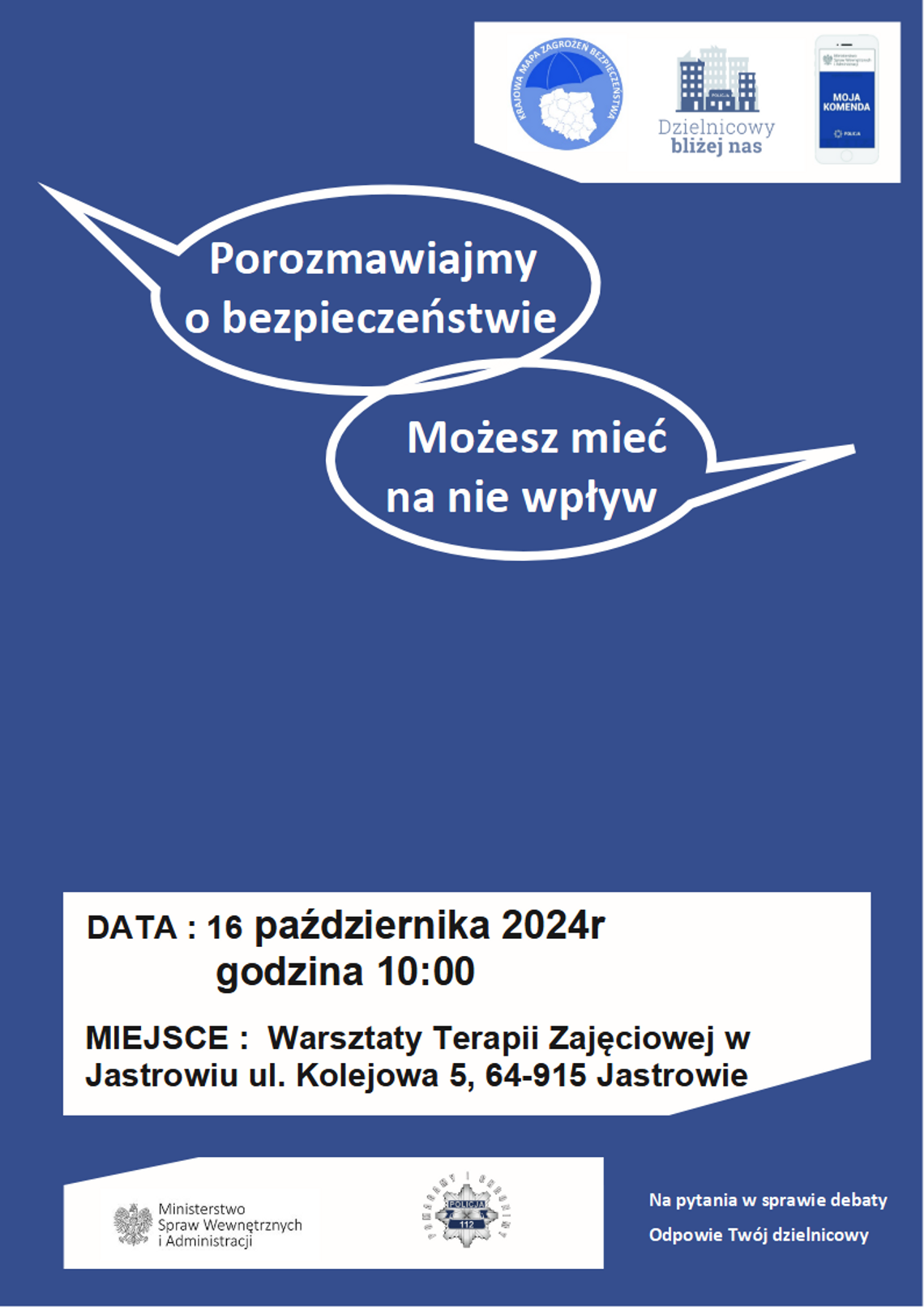 Policyjna debata społeczna w Jastrowiu