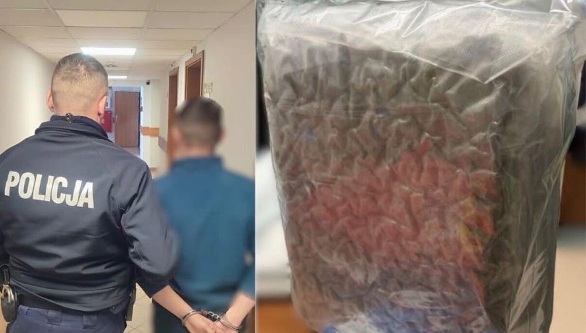 Ponad 3 kilogramy narkotyków zabezpieczone. 43-latek tymczasowo aresztowany
