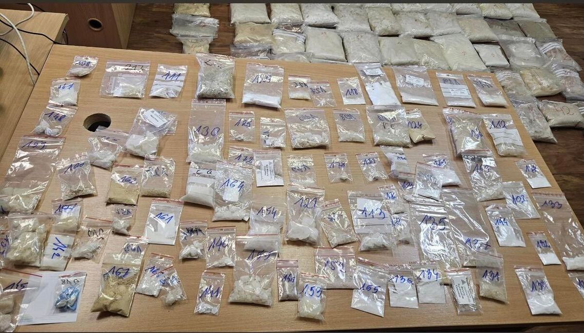 Ponad 61 kilogramów narkotyków zabezpieczonych. Czarnorynkowa wartość blisko 5 milionów złotych