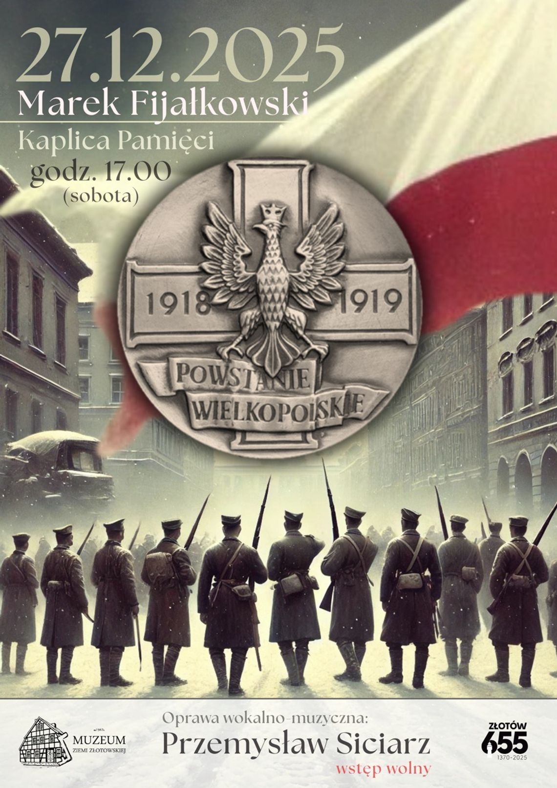 Powstanie Wielkopolskie 1918-1919 – wykład Marka Fijałkowskiego w Kaplicy Pamięci