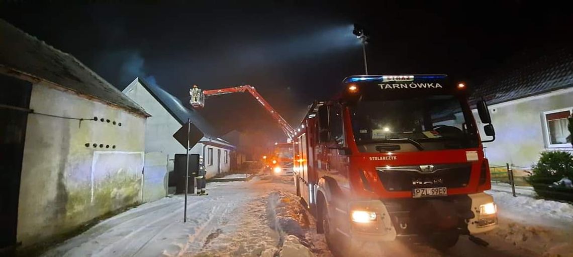 Pożar komina w Tarnówce