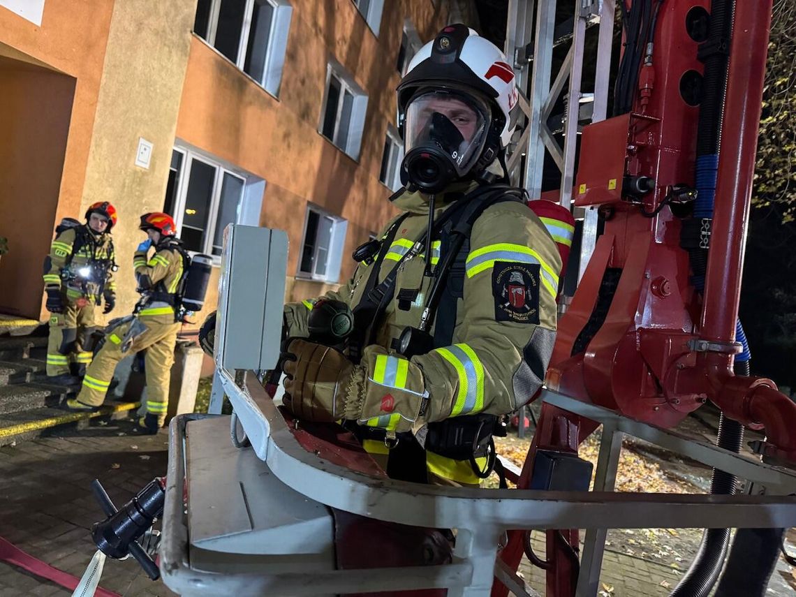 Pożar w MOS w Krajence. Na szczęście to tylko ćwiczenia Pożar w MOS w Krajence. Na szczęście to tylko ćwiczenia
