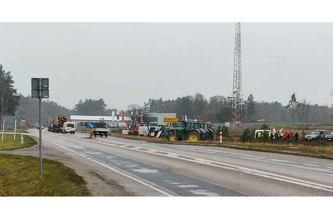 Rolnicy protestują w Jastrowiu