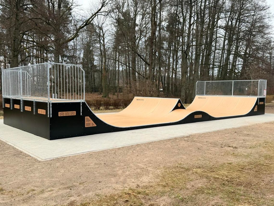 Skatepark w Lipce na finiszu. Nowa przestrzeń rekreacyjna wkrótce otwarta
