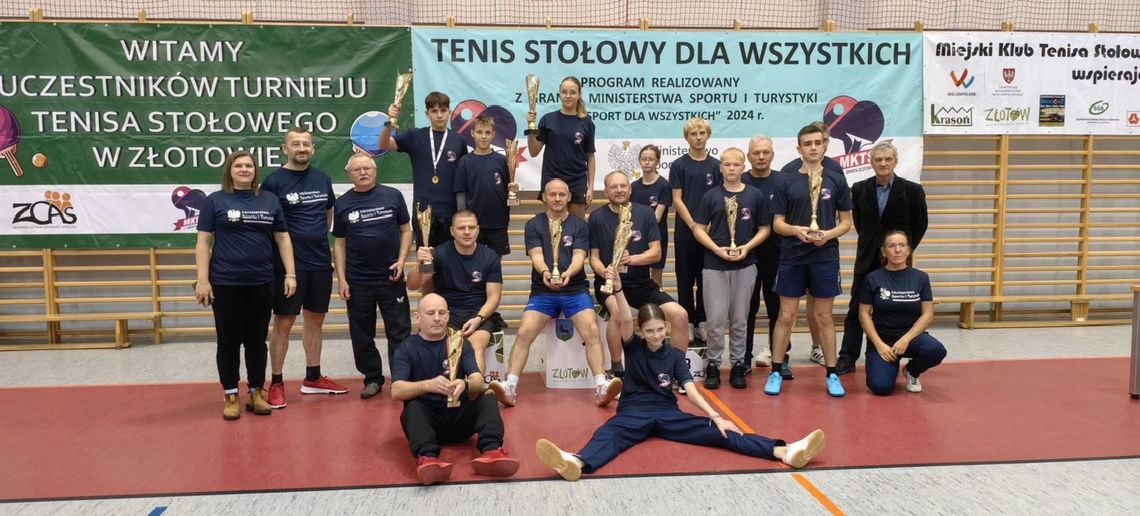 Sportowe emocje w hali Złotowianka – Turniej tenisa stołowego pełen rywalizacji i pasji