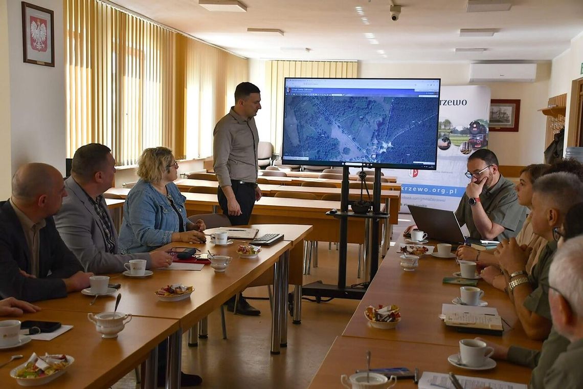 Spotkanie robocze w sprawie budowy ścieżki pieszo-rowerowej Zakrzewo – Kujan