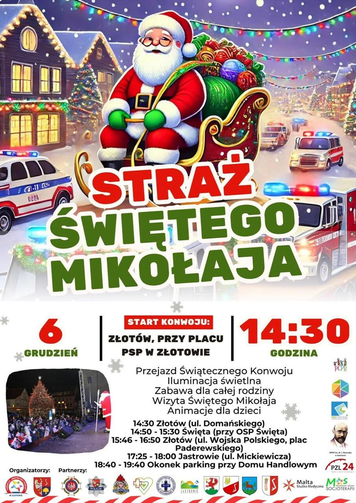 Straż Świętego Mikołaja 2025 wyrusza w trasę. Sprawdź, gdzie zatrzyma się konwój Straż Świętego Mikołaja 2025 wyrusza w trasę. Sprawdź, gdzie zatrzyma się konwój