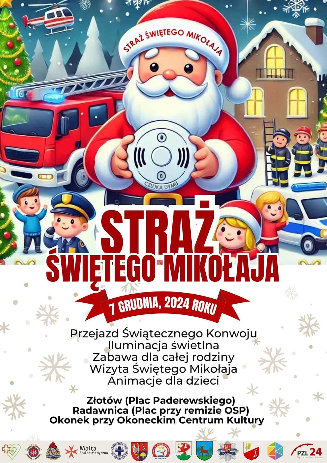 Straż Świętego Mikołaja wyrusza w świąteczną trasę!